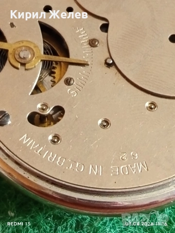 Джобен часовник INGERSOLL LONDON TRIUMPH рядък за КОЛЕКЦИЯ 54343, снимка 8 - Антикварни и старинни предмети - 54076139