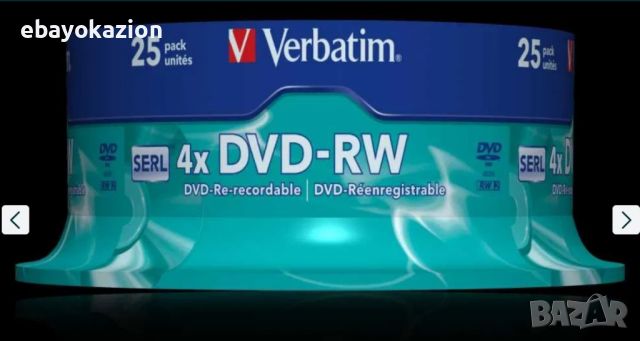 	VERBATIM DVD-RW, SERL - най-доброто качество и цена. Гаранция !!!, снимка 6 - Декове - 45078586
