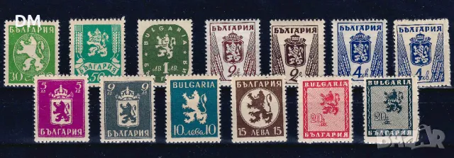 България 1945 - гербове MNH, снимка 1 - Филателия - 48460293