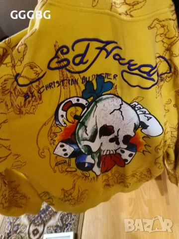 Ед Харди суичър, часовник, шапка., снимка 2 - Мъжки - 52596400