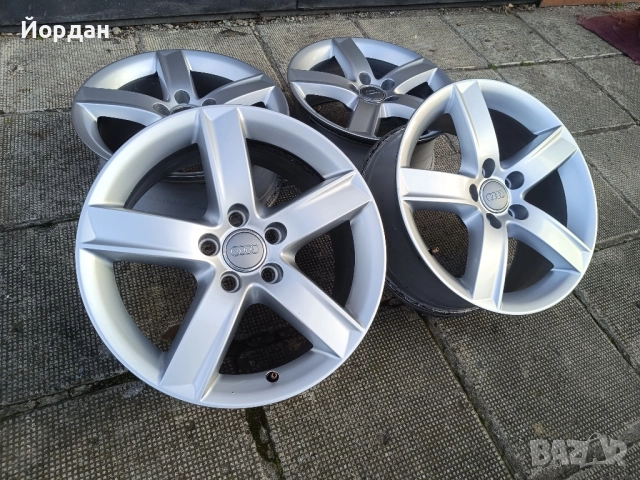 ОРИГИНАЛНИ джанти 17 ' цола 5x112 7J ET37 AUDI VW / Ауди Фолксваген, снимка 2 - Гуми и джанти - 52914559