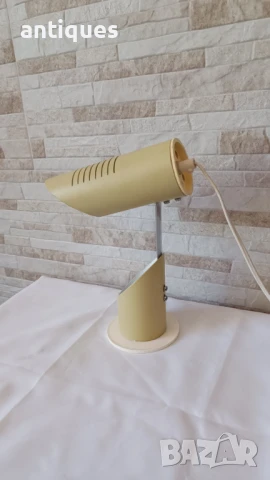 Полска настолна лампа - Szarvasi Vas-Fémipari SZ. - метална - №17, снимка 4 - Антикварни и старинни предмети - 51260211