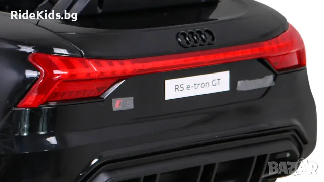 Audi RS E-Tron GT 12V – Детска акумулаторна кола, Черна, EVA гуми, снимка 13 - Детски велосипеди, триколки и коли - 50421093