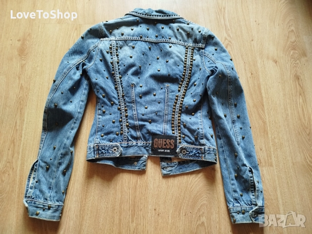 GUESS JEANS дънково яке деним S размер, снимка 4 - Якета - 52168051