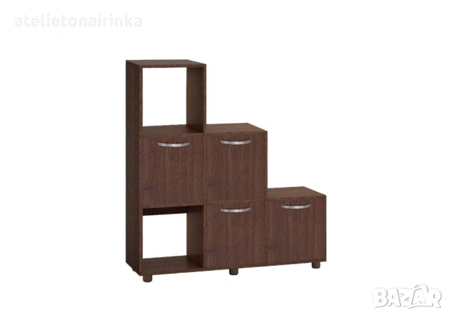 Етажерка Кубо 6 с четири вратички, снимка 7 - Етажерки - 53873104