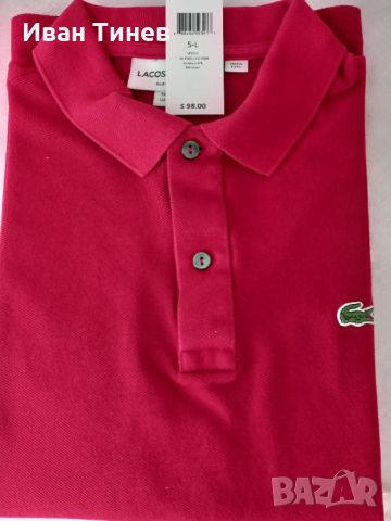 Мъжка тениска Lacoste, снимка 2 - Тениски - 45622110