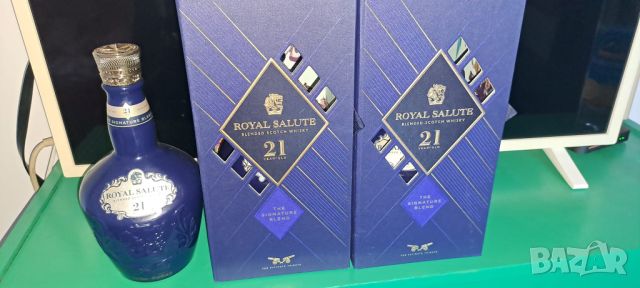 Chivas Royal Salute 21  Royal Salute 21 кутия с шише, снимка 7 - Колекции - 46290462