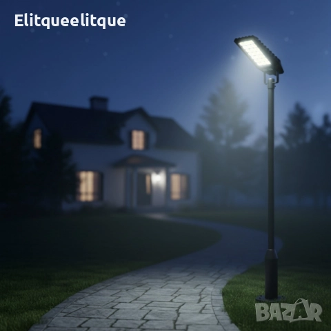 Соларна улична лампа Louis Yartton LY 1200W / 1600W / 2000W – мощно осветление без електричество, снимка 7 - Друга електроника - 52404465