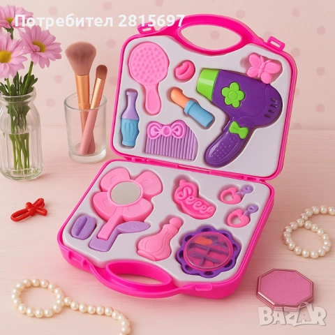 Детски козметичен комплект в куфарче, снимка 3 - Други - 53807014