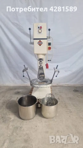 Немски сладкарски миксер Rego CM3, снимка 4 - Други машини и части - 53658082