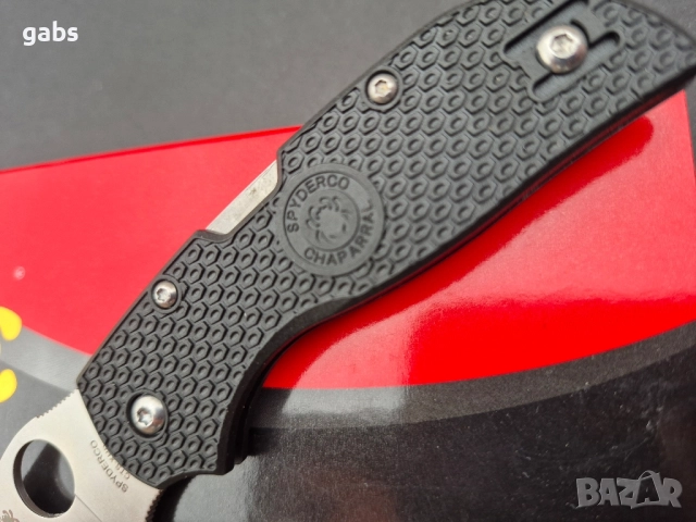Сгъваем нож Spyderco Chaparral Lightweight Lockback C152PGY, снимка 9 - Ножове - 51886500