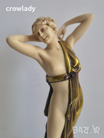 Танцьорка пластика в стил АРТ ДЕКО Виена Адел колекция , снимка 7 - Антикварни и старинни предмети - 51721429