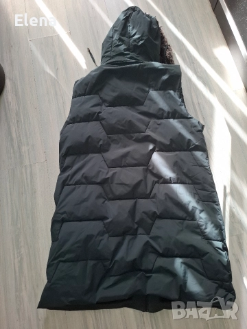 Дамски зимен елек в зелен цвят. , снимка 3 - Якета - 52800235