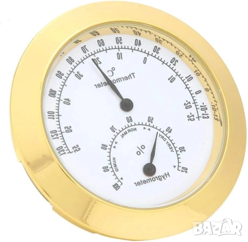 Термометър-хигрометър 2в1 - За музикални инструменти и пури