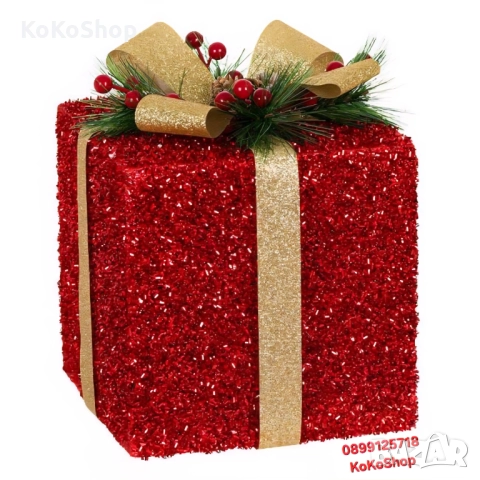 Коледен подарък за декорация-13x13x15 см./подарък за декорация