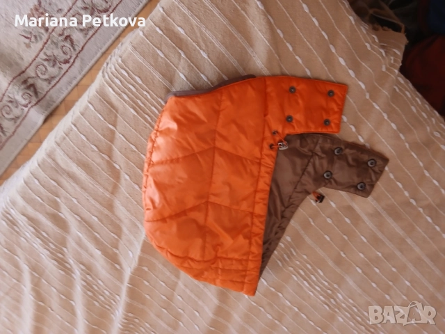 Оранжево зимно яке, снимка 4 - Якета - 52263615