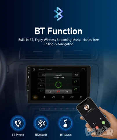 10” 2-DIN мултимедия за Skoda Octavia 2007-2013 с Android 14, 4/64GB, 1280x720, CP и AA , снимка 11 - Аксесоари и консумативи - 54177428