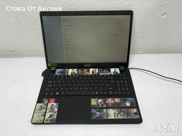 Лаптоп - Acer Aspire A315-42 N19C1, 3200U, RAM 4GB DDR3, SSD 256GB/ L2