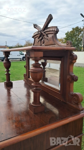 Шкаф ретро с витрина №35, снимка 3 - Шкафове - 52318998