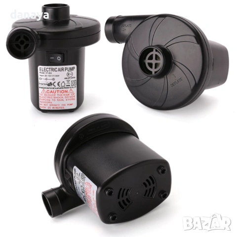 861 Електрическа помпа за надуване на дюшеци и матраци, помпа за запалка на кола, снимка 6 - Аксесоари и консумативи - 53692184