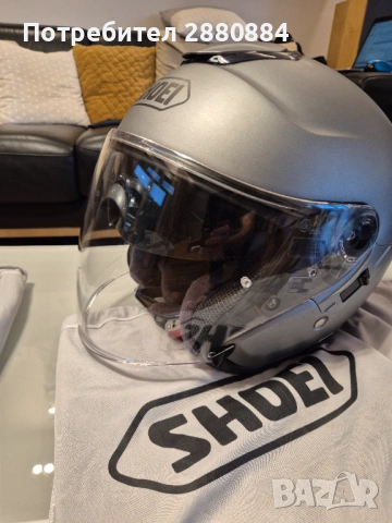 "Open face"  Каска SHOEI J-CRUISE , размер L, 2 броя, снимка 6 - Аксесоари и консумативи - 54092547