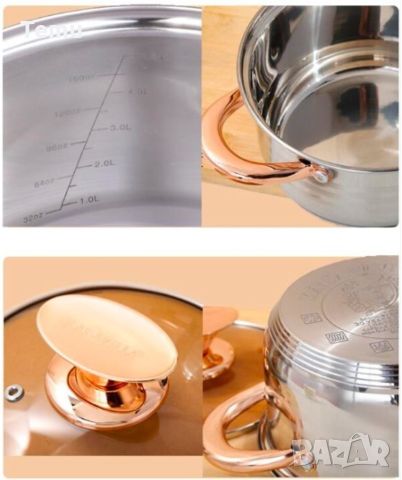 Висококачествена тенджера за готвене в различни размери, снимка 3 - Съдове за готвене - 45826358