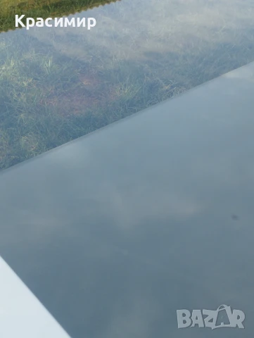 Маса от закалено фасетирано стъкло и неръждаем метал. Изключително сигурна и стабилна. , снимка 8 - Маси - 51393073