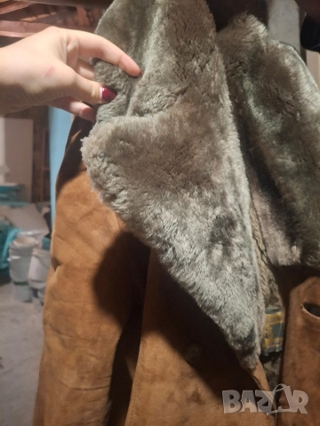 Дълъг мъжки кожух, снимка 4 - Палта - 52950235