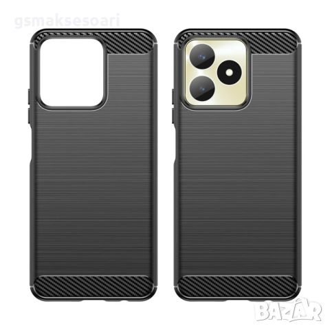 Realme C51 - Удароустойчив Кейс Гръб CARBON, снимка 2 - Калъфи, кейсове - 45672501