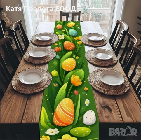 Великденски тишлайфер за маса - код 22, снимка 2 - Покривки за маси - 53749393