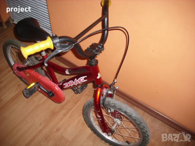 DRAG (Драг) 16" детско колело,велосипед с помощни колела .Промо цена, снимка 8 - Детски велосипеди, триколки и коли - 45498071
