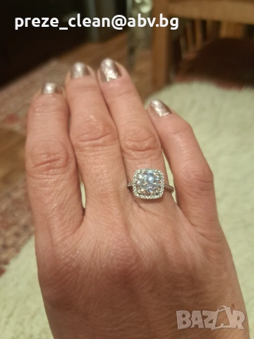 Сребърен пръстен, снимка 2 - Пръстени - 53973225