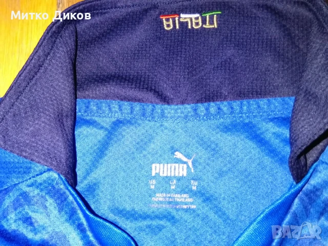 Италия футболна тениска Пума 2020г Пума №19 Леонардо Бонучи размер М, снимка 6 - Футбол - 51359322