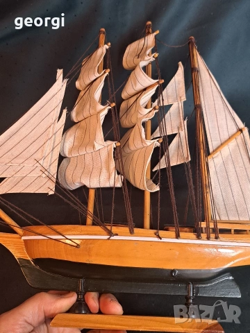 декоративно дървено корабче 34/2 , снимка 7 - Декорация за дома - 53899975