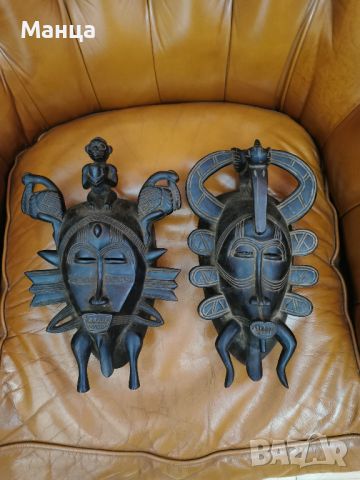 Африкански маски Сенуфо, снимка 1 - Антикварни и старинни предмети - 46018558