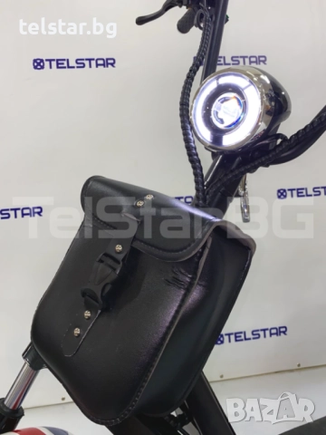 Електрически скутер BIG CITY HARLEY X2 1500W 60V 13Ah LED с преден SHOCK амортисьор! Високопроизводи, снимка 4 - Мотоциклети и мототехника - 52426405