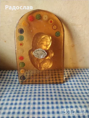 италианска икона Murano glass , снимка 5 - Икони - 50418852