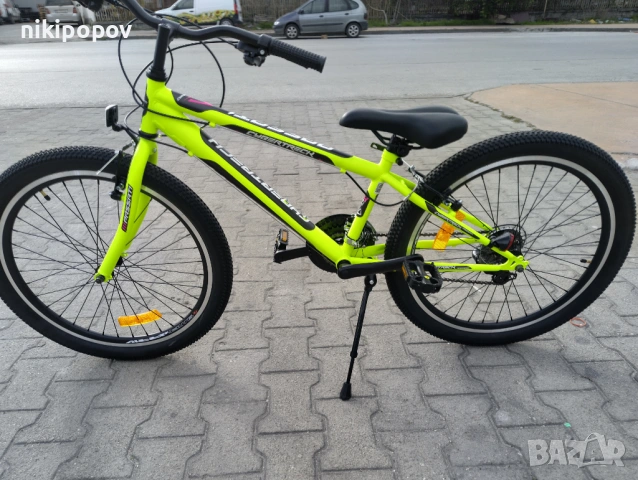 PASSATI Велосипед 24" CYBERTRECK жълт, снимка 7 - Велосипеди - 53839302