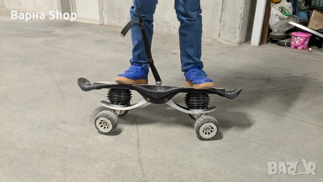 Скейтборд на окачване - Street Surfing / Waveboard борд с пружини, снимка 8 - Скейтборд, ховърборд, уейвборд - 53760033