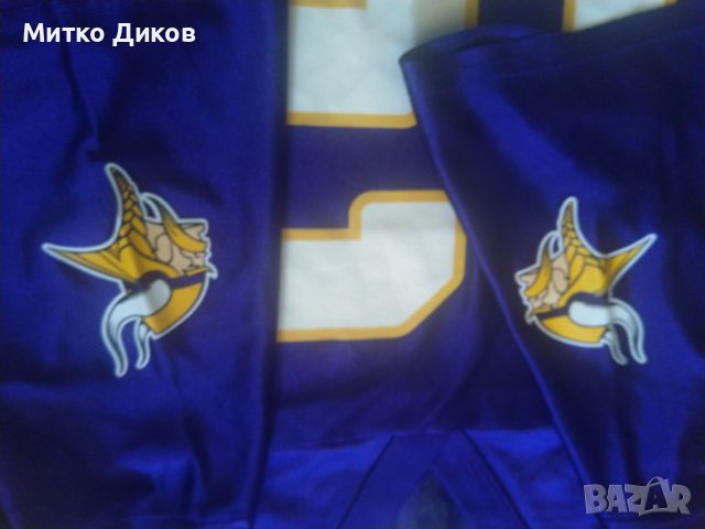 Percy Harvin Minnesota Vikings NFL тениска американски футбол размер Л, снимка 3 - Други спортове - 45795884