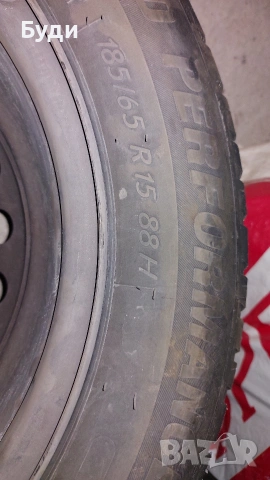 Летни гуми дот 8/25 г. 185/65 R 15 със железни джанти 4 бр, снимка 4 - Гуми и джанти - 53357952