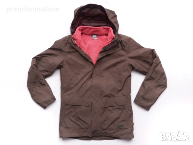 🏕️ ОФЕРТА → Jack Wolfskin / мъжко хибридно трекинг яке с полар в комплект ○