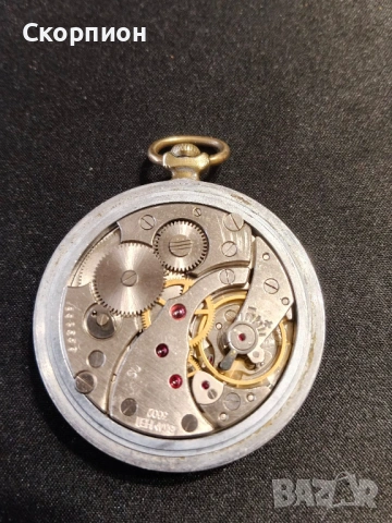 Джобен часовник - Молния - СССР - 18 РУБИНА - ПЕРФЕКТЕН, снимка 14 - Джобни - 49241450