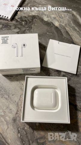 Слушалки Apple Airpods 2 A1602, снимка 3 - Слушалки, hands-free - 46185683