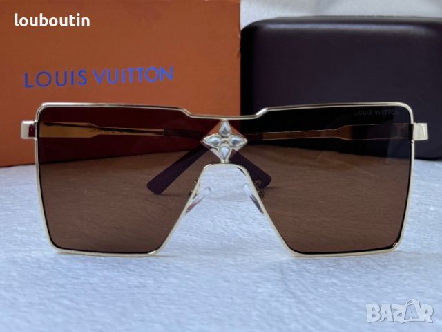 Louis Vuitton Cyclone Metal мъжки слънчеви очила маска , снимка 9 - Слънчеви и диоптрични очила - 46760282