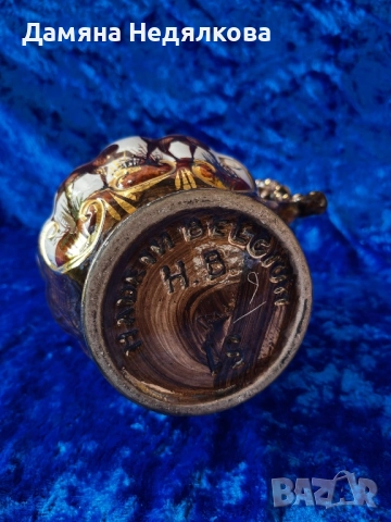 ваза с ловни мотиви , снимка 2 - Вази - 51773723