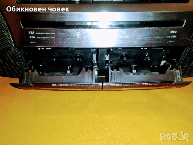 Радио-касетофон Sony CFS-W338, снимка 4 - Радиокасетофони, транзистори - 53760879