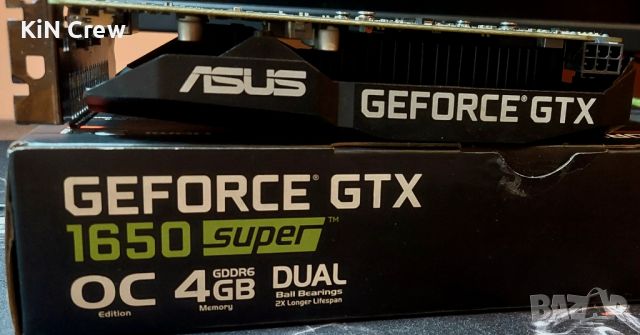 ASUS GeForce GTX 1650 SUPER Phoenix, 4GB GDDR6, 128-bit Видео карта на NVIDIA, снимка 8 - Видеокарти - 45372513