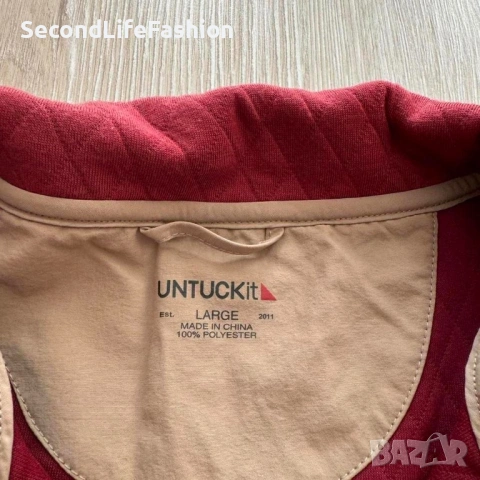 Мъжки суитшърт UNTUCKit Carufe размер L, снимка 2 - Суичъри - 53160523