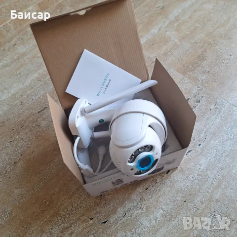 Външна Въртяща WiFi камера с микрофон цветно нощно виждане до 30м, снимка 4 - HD камери - 50041245